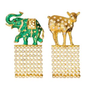 Cercei IULIA ALBU cu pietre Swarovski® crystals