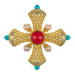 Crucifix Victoria Coral Design Iulia Albu